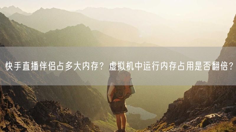 快手直播伴侣占多大内存？虚拟机中运行内存占用是否翻倍？