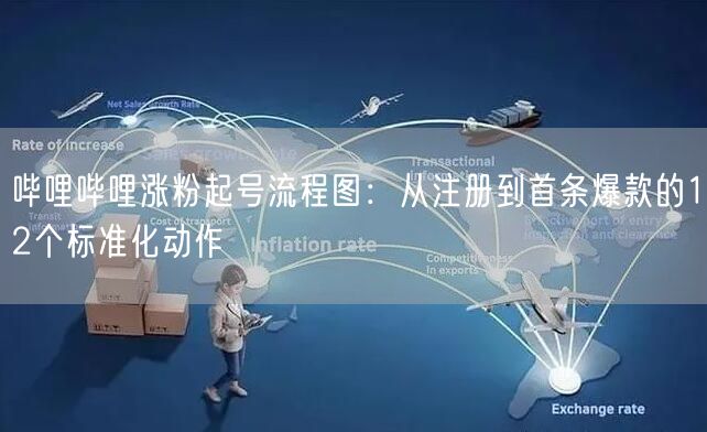哔哩哔哩涨粉起号流程图：从注册到首条爆款的12个标准化动作