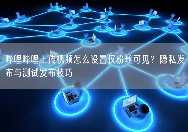 哔哩哔哩上传视频怎么设置仅粉丝可见？隐私发布与测试发布技巧
